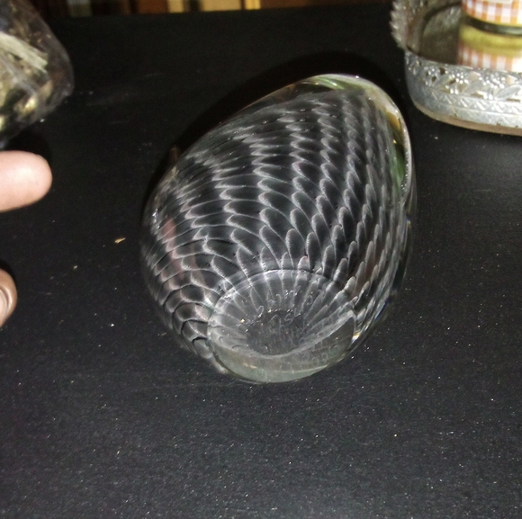 FM Konstglas/ Marcolin Swedish Fumato Glass Bird - Picture 2 of 5